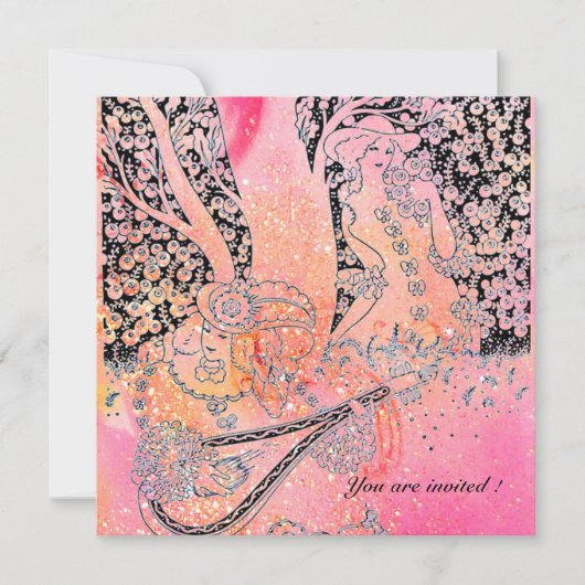 ROMANTISCHE MINNAARS, ROMANTIEK IN ROZE FUCHSIA GL KAART (Voorkant)