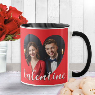 Romantische Moderne Cute Valentijnsharten Aangepas Mok
