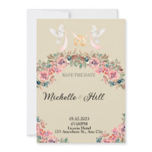 Romantische Monogram Trouw initials