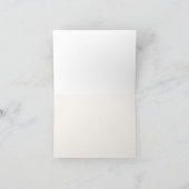 Romantische Mooie Witte Bloemrijke Kant Dankjewel  Bedankkaart (Binnen)