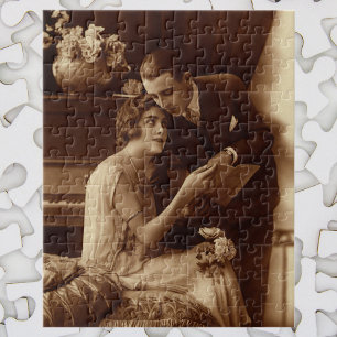  Romantische muziek, liefde en Romance Lovers Legpuzzel