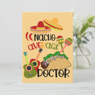 Romantische Nacho Je Gemiddelde Pun Dokter Grappig Feestdagenkaart