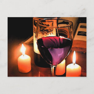 Romantische nacht briefkaart