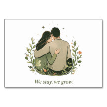 Romantische Natuur Liefde Illustratie