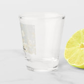 Romantische nepspits bloemige bruidsdouche  shot glas (Rechts)
