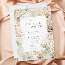 Romantische Neutrale Vintage Hydrangea Bruiloftsbo