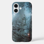 ROMANTISCHE NOCTURNE LANDSCHAP IN BLAUW Case-Mate iPhone CASE (Achterkant)