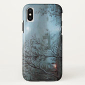 ROMANTISCHE NOCTURNE LANDSCHAP IN BLAUW Case-Mate iPhone CASE (Achterkant)