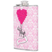 Romantische olifant en hartmoeders heupfles (Links)