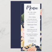 Romantische ontmoeting menu (Voorkant / Achterkant)