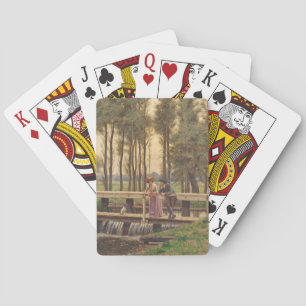 Romantische ontmoetingsplaats (door Edmund Blair L Pokerkaarten