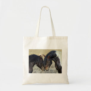 Romantische Paard Budget Tote Bag