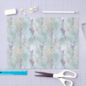 Romantische  Paarse Bloemen Huwelijk Tissuepapier (Craft)