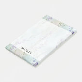 Romantische Paarse Lavendel Bloemen Post-it® Notes (Schuin)