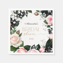 Romantische Pastel Rozen Bruidsdouche