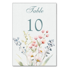 Romantische pastelbloemen Huwelijk Kaart