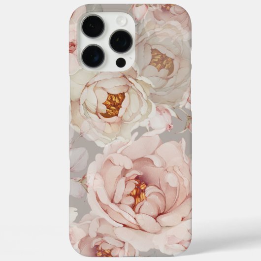 Romantische Peony telefoonhoesje Case-Mate iPhone Case (Achterkant)