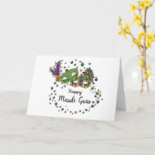 ROMANTISCHE PLANNEN VOOR MARDI GRAS **** KAART (Gele Bloem)