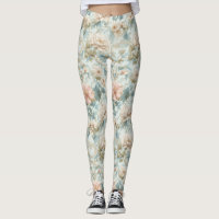 Romantische Regency Pastel Bloemenprint