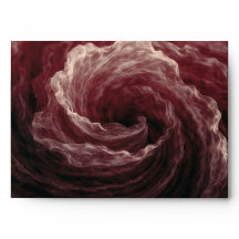 Romantische Rode Roos Bourgondië Trouw Envelope