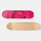 Romantische rode roze roos skateboard (Horizontaal)