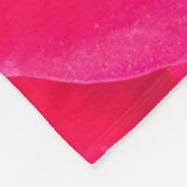 Romantische Rode Roze Roos v2 Fleece Deken (Hoek)