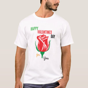 Romantische Roos Bloem – Tijdloze Bloemschildering T-shirt