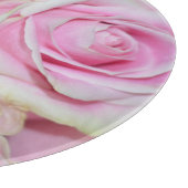 romantische roze crème rozen snijplank (Hoek)