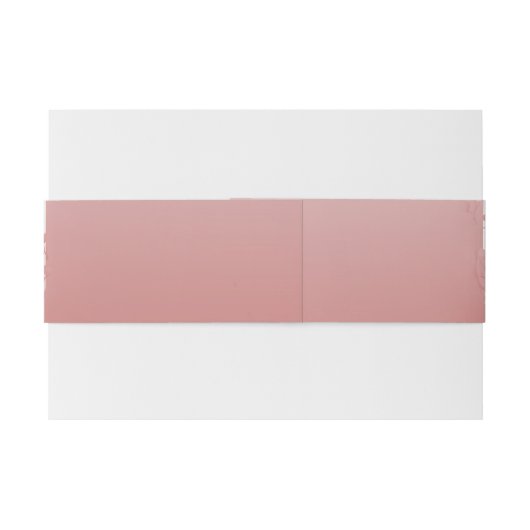 Romantische roze Floral bruiloft uitnodiging Uitnodigingen Wikkel (Achterkant Voorbeeld)