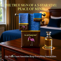 Romantische roze lamingos met een denimtextuur .br