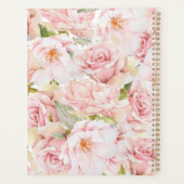 Romantische Roze Roos Persoonlijk Planner (Achterkant)
