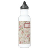 Romantische Rozen Afdrukken - Monogrammen Waterfles (Links)