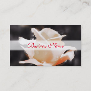 Romantische Rozen bloemen Visitekaartje