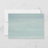 Romantische Rozen en Zwaan bruiloft RSVP (Achterkant)