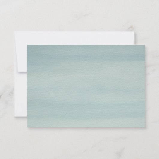 Romantische Rozen en Zwaan bruiloft RSVP (Achterkant)