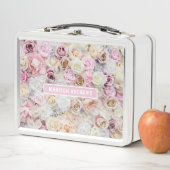 Romantische Rozen Girly Chic Gepersonaliseerde Naa (In situ)