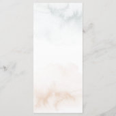 Romantische Rozen & Kalligrafie Menu (Achterkant)