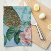 Romantische Rozen Musical Peacock Theedoek (Quarter Fold)