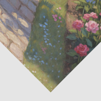 Romantische Rozentuin Boog Decoupage Vloeipapier Tissuepapier