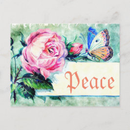 Romantische Safari Floral Vrijgezellenfeest Peace  Uitnodiging Briefkaart