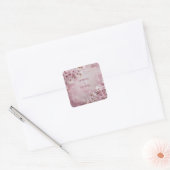 Romantische Sakura Blossom Wedding Sticker (Envelop)