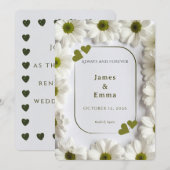 Romantische 'Save the Date'-kaart - Altijd en Voor Kaart (Voorkant / Achterkant)