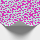 Romantische Schattigee harten houden van Valentijn Cadeaupapier (Hoek)