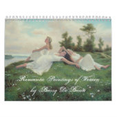Romantische schilderijen van vrouwen van Barry DeB Kalender (Hoes)