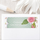 Romantische Shabby chic Adresetiketten Etiket (Insitu)