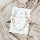 Romantische Soft Blush Lijst bruiloft Save The Date