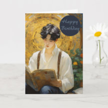 Romantische  stijl kunst van het lezen van jongens