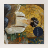 Romantische  stijl kunst van het lezen van jongens legpuzzel (Horizontaal)