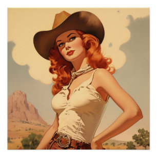 Romantische stoffige paden: Wild West fluistert Perfect Poster
