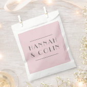 Romantische Stofrozen Pioen Modern Bedankzakje (Geknipt)